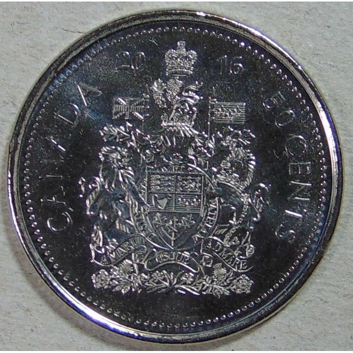 Канада 50 центов 2016 UNC 