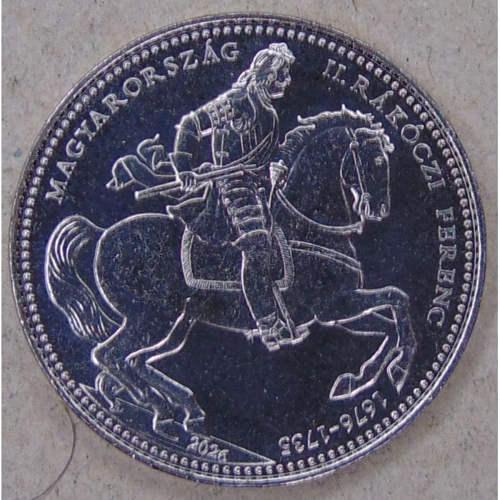 Венгрия 50 форинтов 2026 Ференц II Ракоци UNC