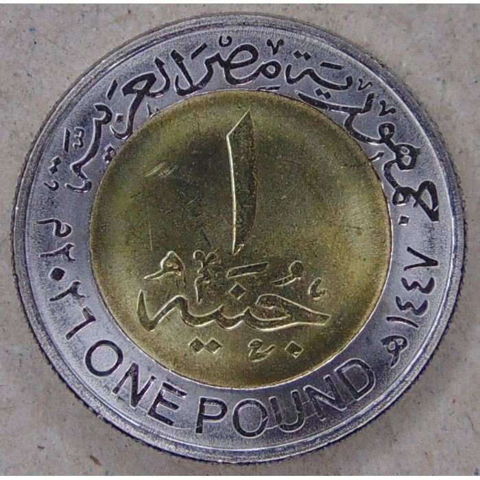Египет 1 фунт 2025 UNC