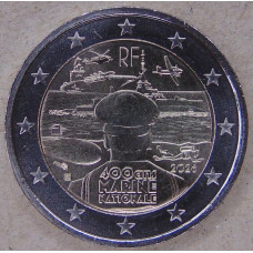 Франция 2 евро 2026 Военно-морской флот. Navy UNC