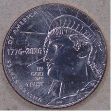 США 50 центов 2026  250 лет независимости США. Вечная, несокрушимая свобода UNC. D.