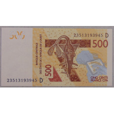 Мали 500 франков 2012 (2023) UNC