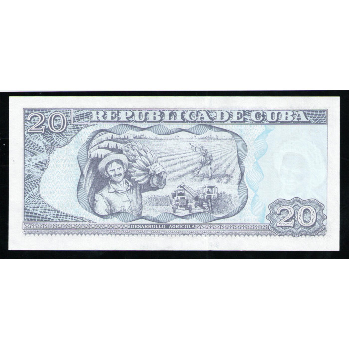 Куба 20 Песо 2008 год UNC