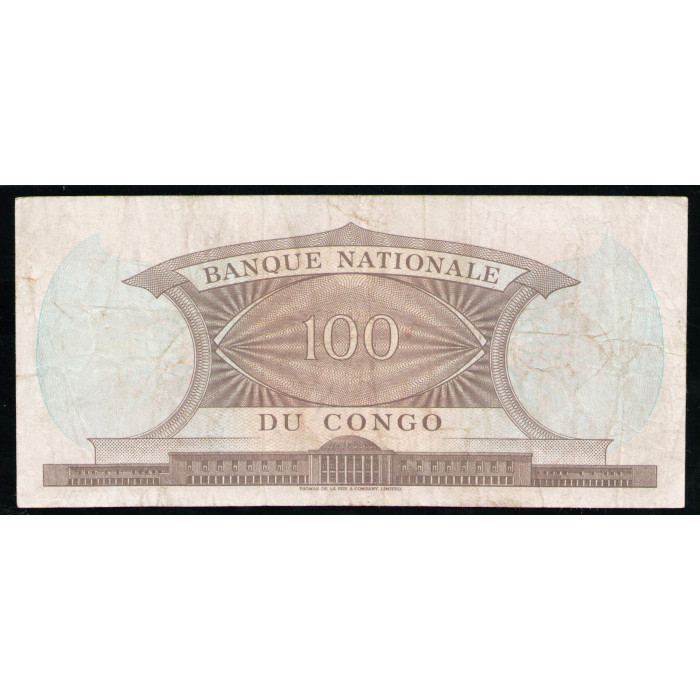 Конго 100 франков 1962 год
