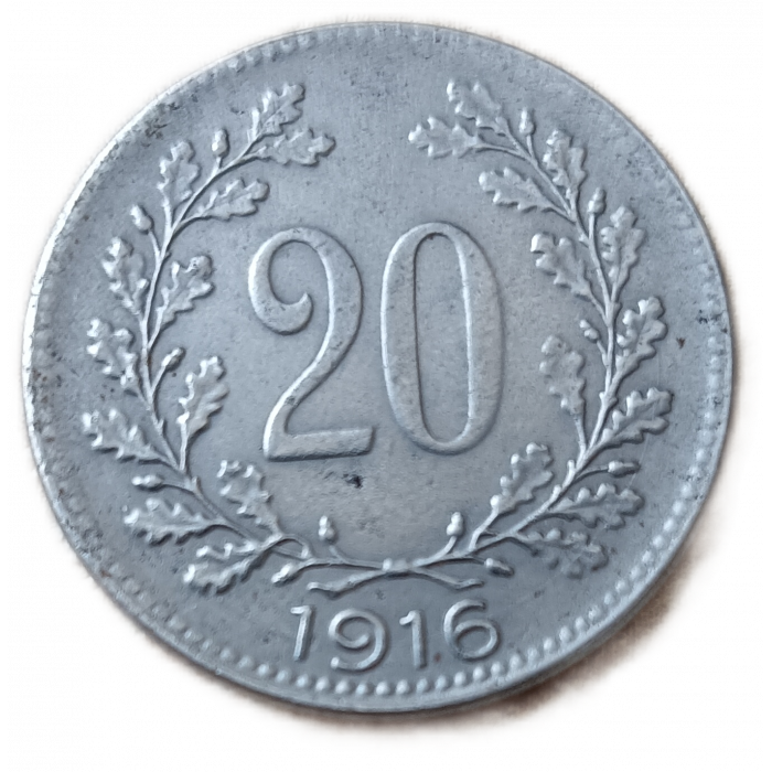 Австрия 20 Геллеров 1916 год , Герб