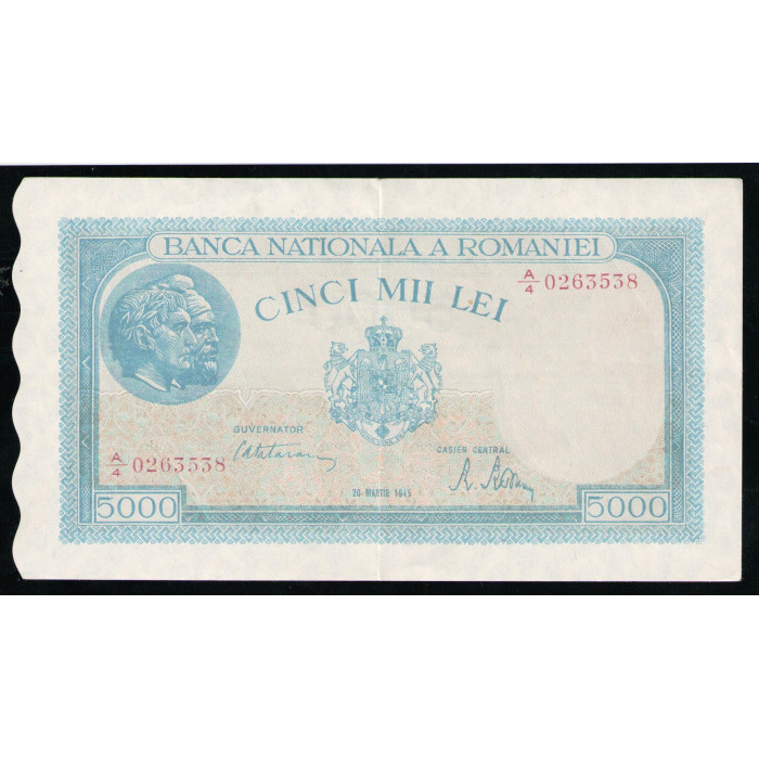 Румыния 5000 Лей 1945 год