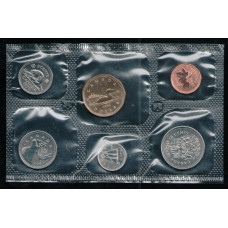 Канада , Годовой набор, 1 , 5 ,10, 25, 50, Центов , 1 Доллар 1996 год