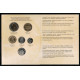 Финляндия , Набор монет, Последние финские марки , жетон, 10, 50 пенни 1, 5, 10 марок 2001 год