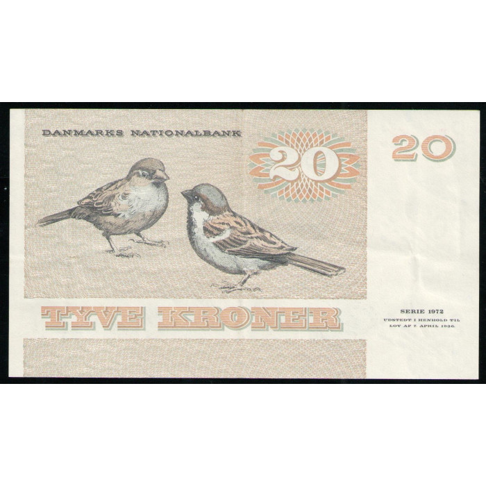 Дания 20 крон 1988 год