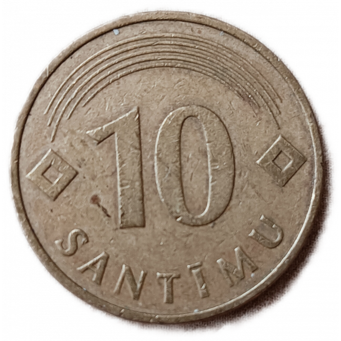 Латвия 10 сантим 1992 год