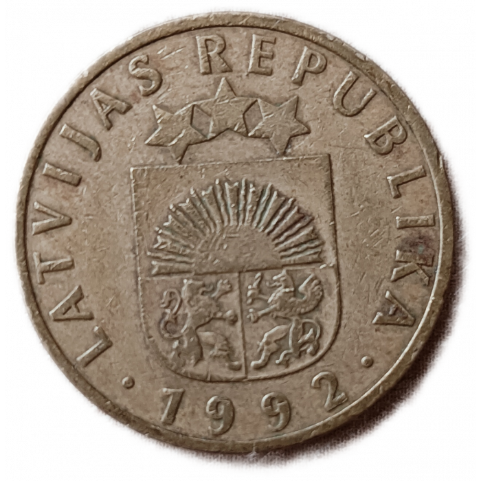 Латвия 10 сантим 1992 год