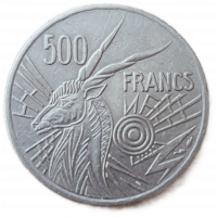 Камерун Центральная Африка 500 франков 1976 год