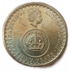 Австралия 2 Доллара 2016 год , 50-летие десятичной денежной системы в Австралии , Монета 1 крона 
