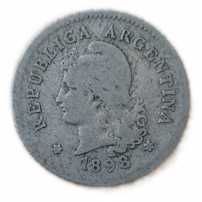 Аргентина 10 сентаво 1898 год