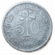 Цейлон 50 Центов 1919 год Серебро Георг 5