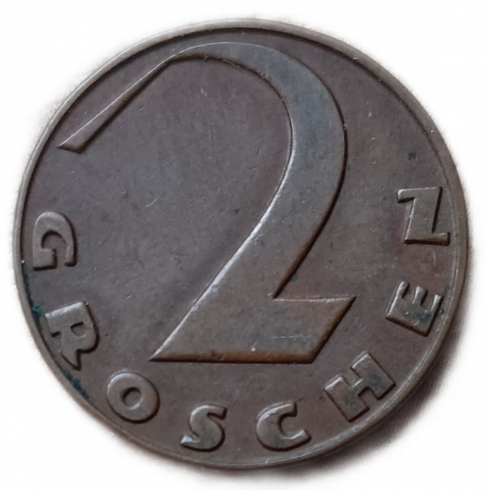 Австрия 2 Гроша 1929 год