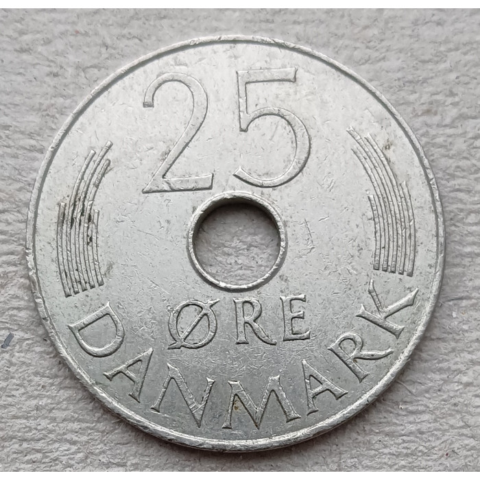 Дания 25 Эре 1979 год Королева Маргрет II