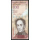 Венесуэла 100 Боливар 2012 год , AUNC, Симон Боливар , Красная птица Чиж , Национальный парк Эль Авила