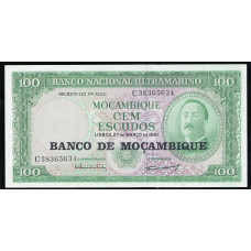 Мозамбик 100 Эскудо 1976 год , АUNC
