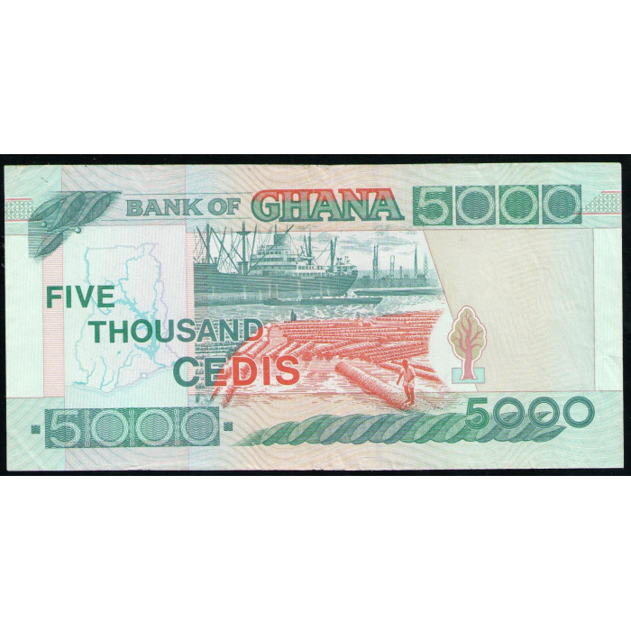 Гана 5000 Седи 1999 год VF , Порт, корабль