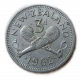Новая Зеландия 3 Пенса 1962 год Перекрещенные пату Елизавета 2