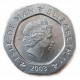 Остров Мэн 20 Пенсов 2003 год Аббатство Рашен Елизавета 2