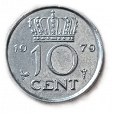 Нидерланды 10 Центов 1979 год , Королева Юлиана