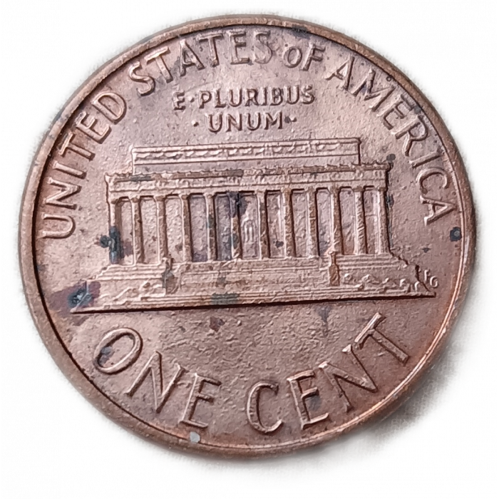 США 1 Цент 1986 год , D , Линкольн