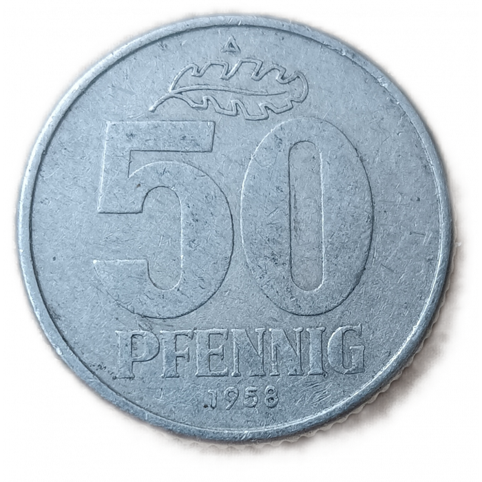 ГДР 50 Пфеннигов 1958 А