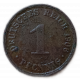 Германия 1 Пфенниг 1906 год  