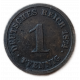 Германия 1 пфенниг 1874 год D