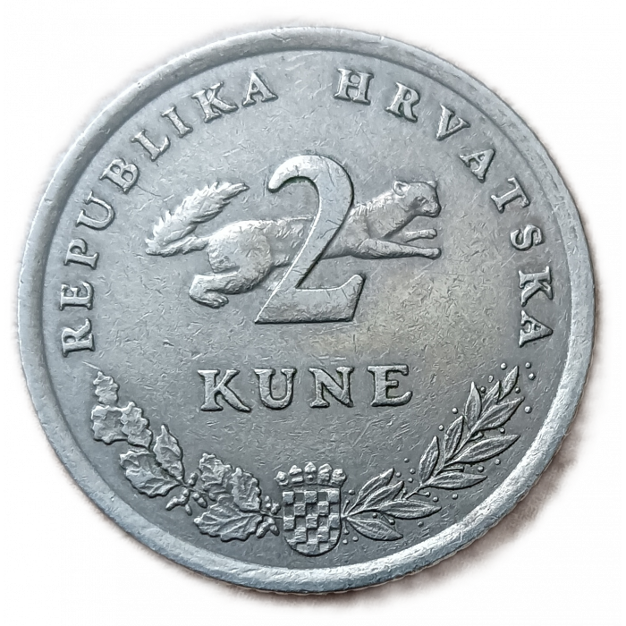 Хорватия 2 Куны 1996 год , Тунец