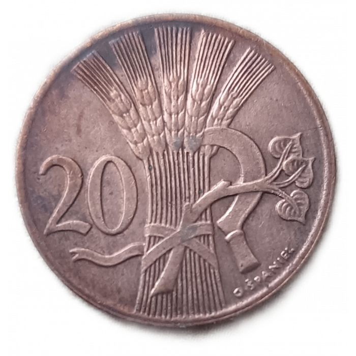 Чехословакия 20 Геллеров 1949 год