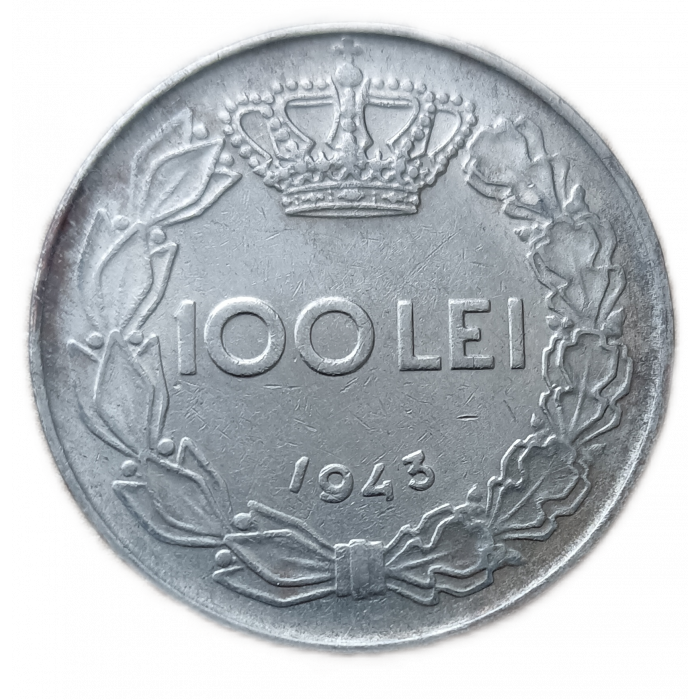 Румыния 100 Леев 1943 год Король Михай 1