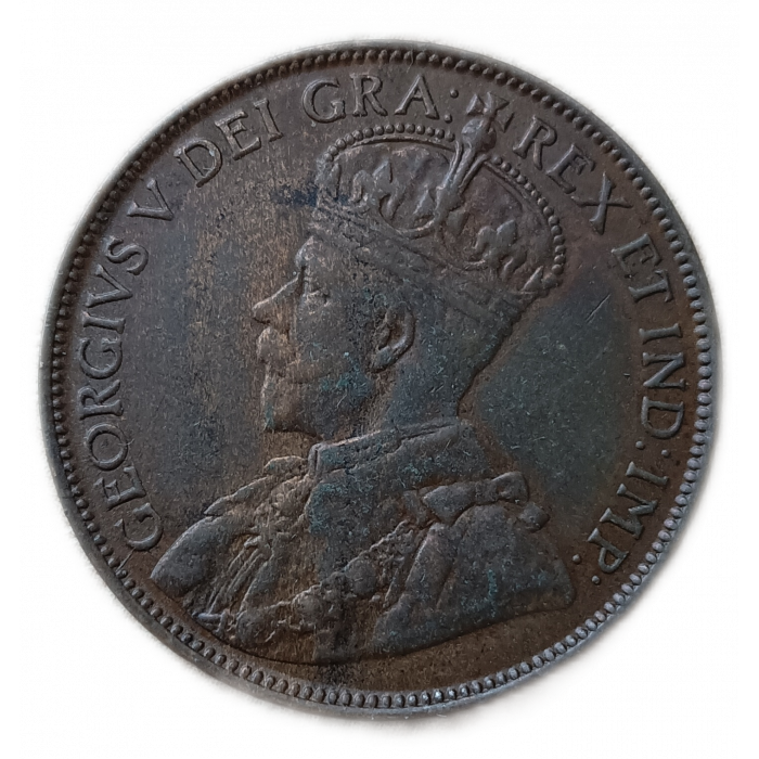 Канада 1 цент 1912 год Георг 5