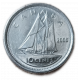 Канада 10 Центов 2006 год UNC Парусный корабль Bluenose Синеносый 