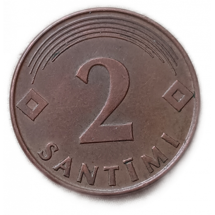Латвия 2 Сантима 2000 год