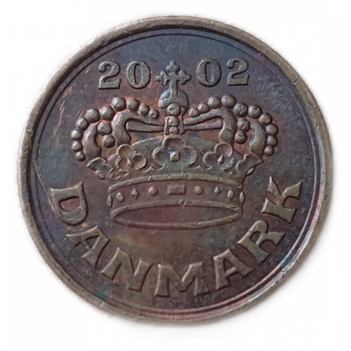 Дания 25 Эре 2002 год 