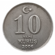 Турция 10 Новых Куруш 2006 год , Мустафа Кемаль Ататюрк