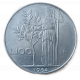 Италия 100 Лир 1964 год , Богиня мудрости Минерва