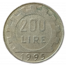 Италия 200 Лир 1995 год 