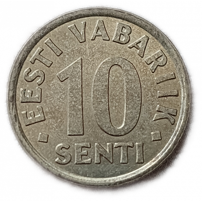 Эстония 10 сентов 2008 год