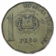 Доминиканская Республика 1 Песо 1992 год Доминикана Хуан Пабло Дуарте