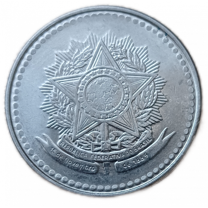 Бразилия 10 Крузадо 1988 год