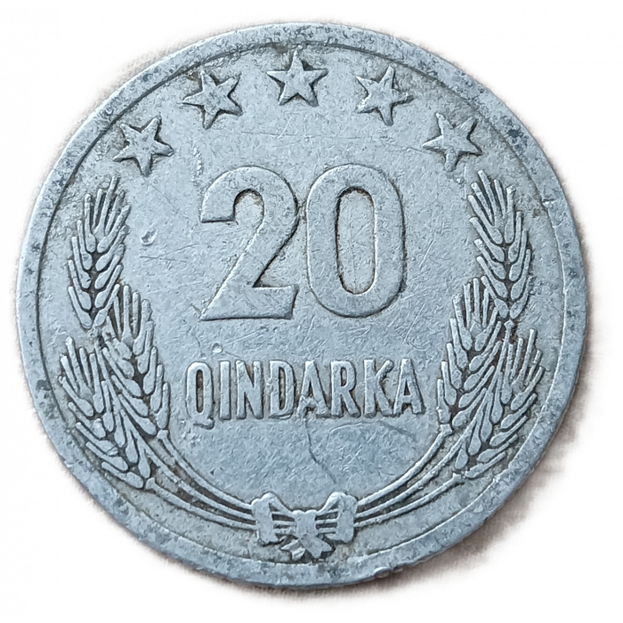 Албания 20 киндарок 1964 год  