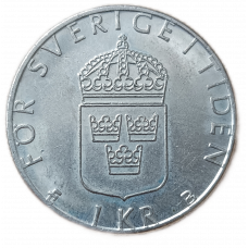 Швеция 1 Крона 1997 год , Карл XVI Густав