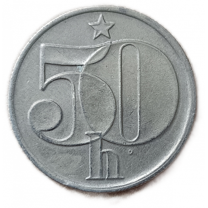 Чехословакия 50 Геллеров 1979 год