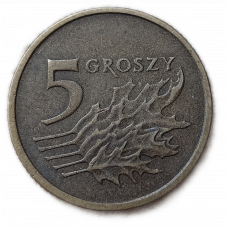 Польша 5 Грошей 2000 год