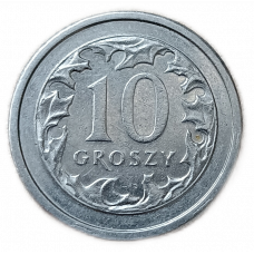 Польша 10 Грошей 2005 год , Герб