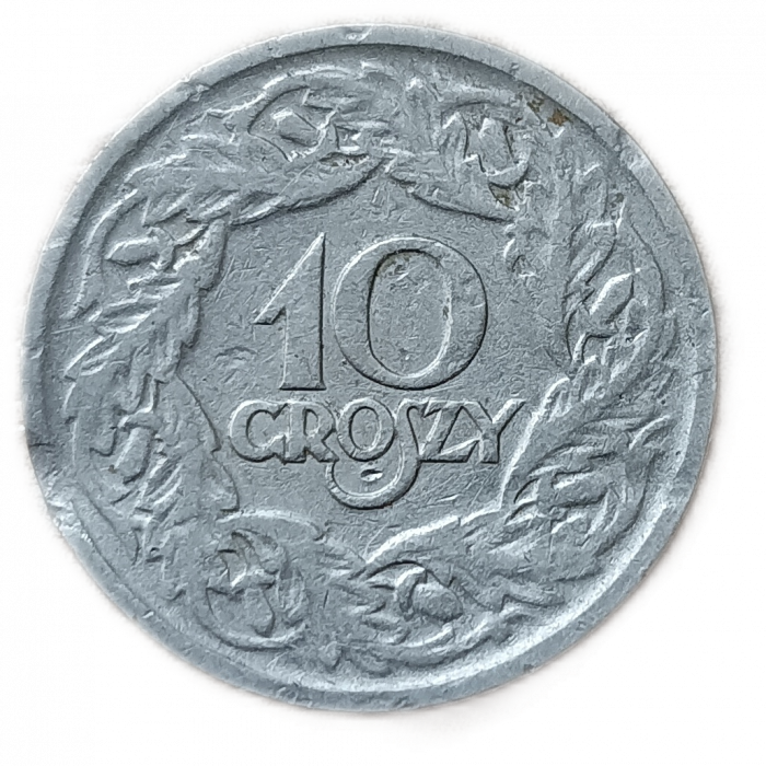 Польша 10 Грошей 1923 год